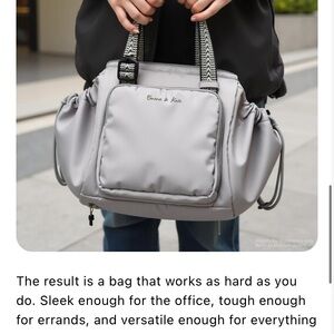 Gray Women's Tote Bag